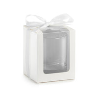 Thumbnail for White 9 oz. Glassware Gift Box with Ribbon (Set of 20) - Alternate Image 8 | My Wedding Favors