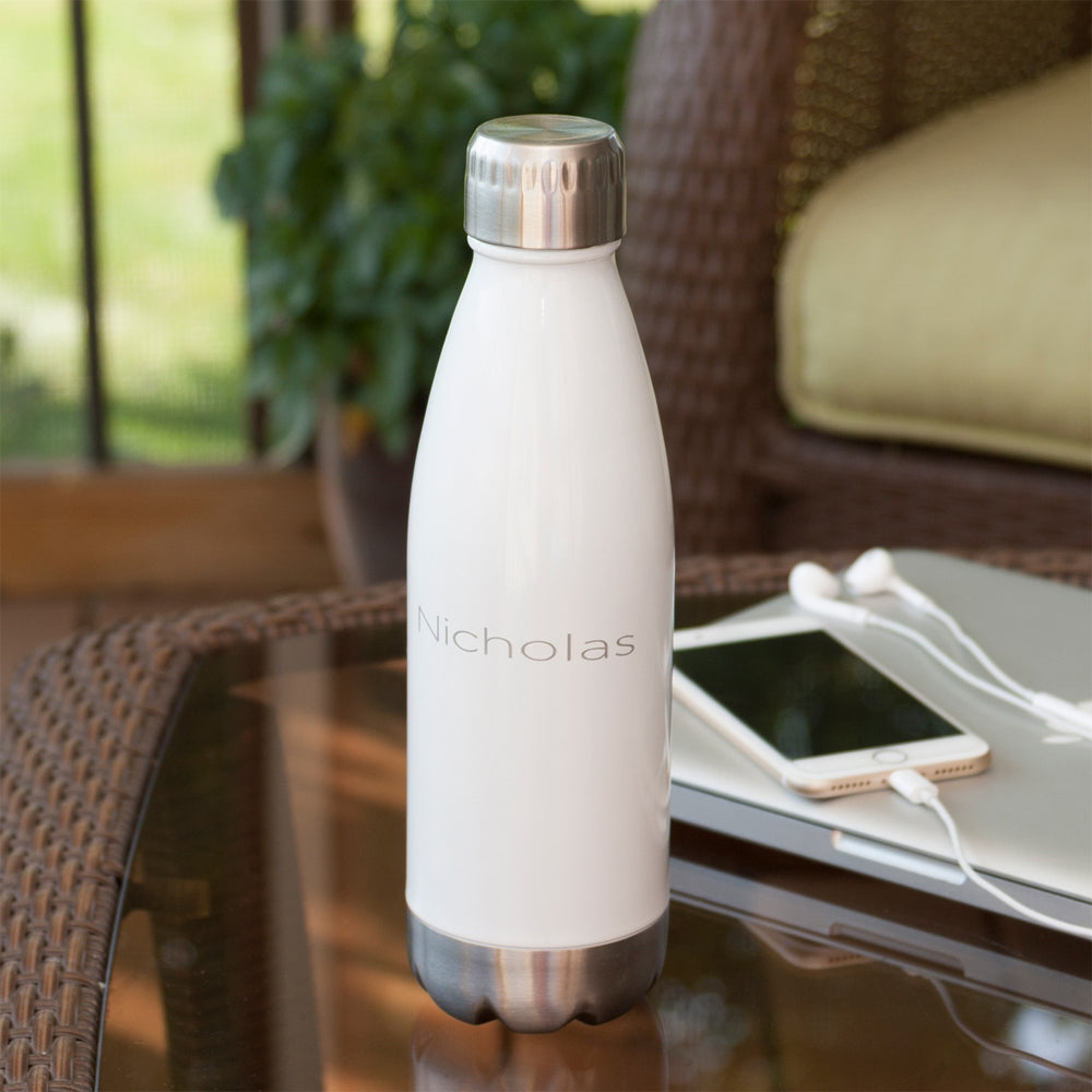 Personalized Vacuum Insulated Stainless Steel Water Bottle - Alternate Image 2 | My Wedding Favors